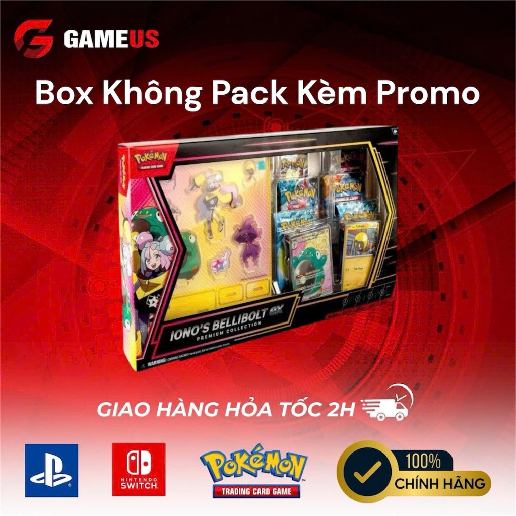 [ของแท้] การ์ดเกม Pokemon Trading Ionos Bellibolt ex Premium Collection (กล่องไม่มีโปรครีมแพ็ค)