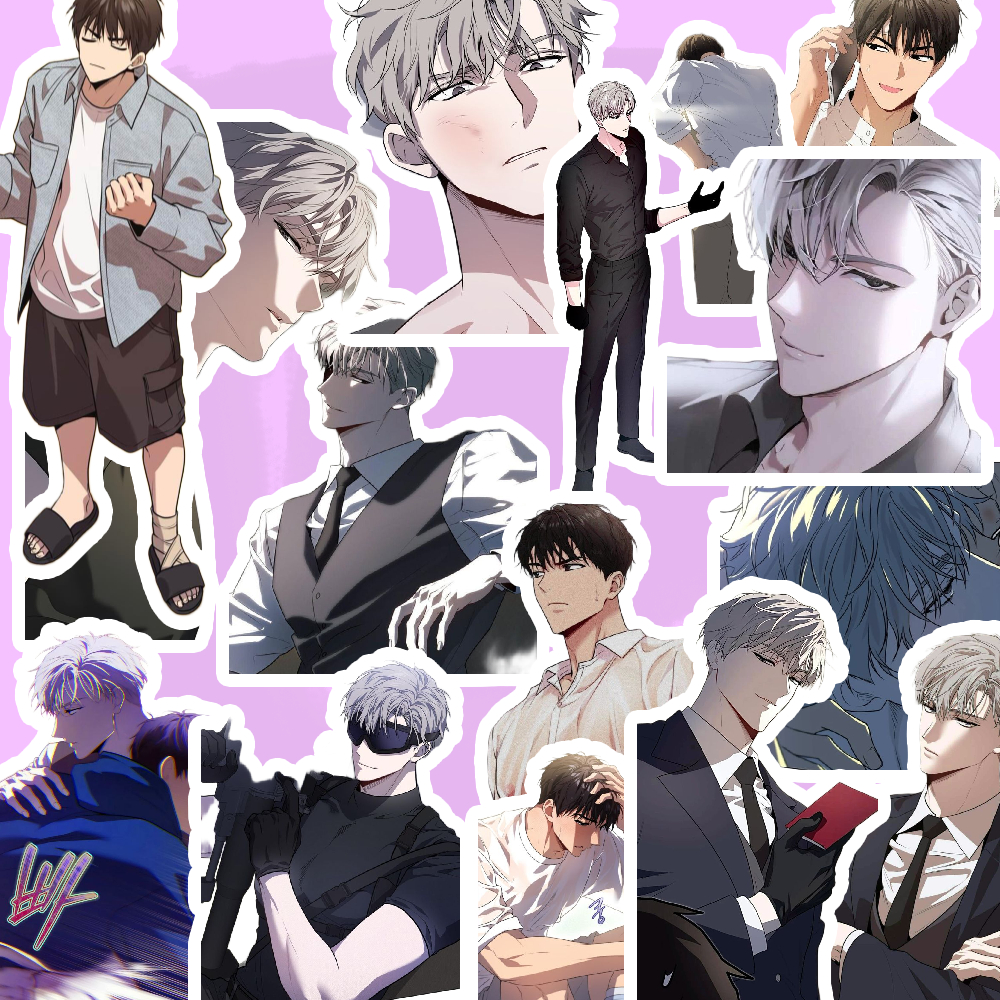 50-100 สติ๊กเกอร์ Passion Boys love manga manhwa สติกเกอร์ตกแต่งเฉพาะ 2-7 ซม