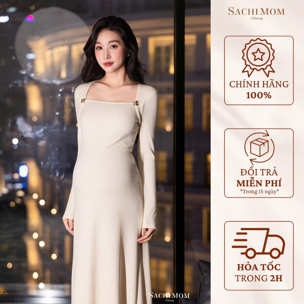 SACHIMOM Gown DRESS - IRENE DRESS ชุดเดรสเข้ารูป