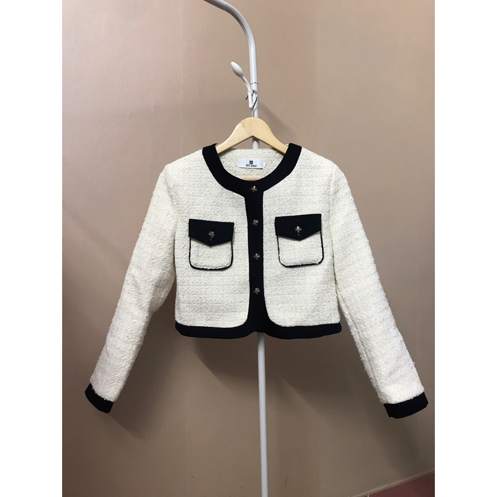 (2HAND - ภาพถ่ายจริง) ทวีต QC ตอนเย็น แฟชั่นผู้หญิงทันสมัย