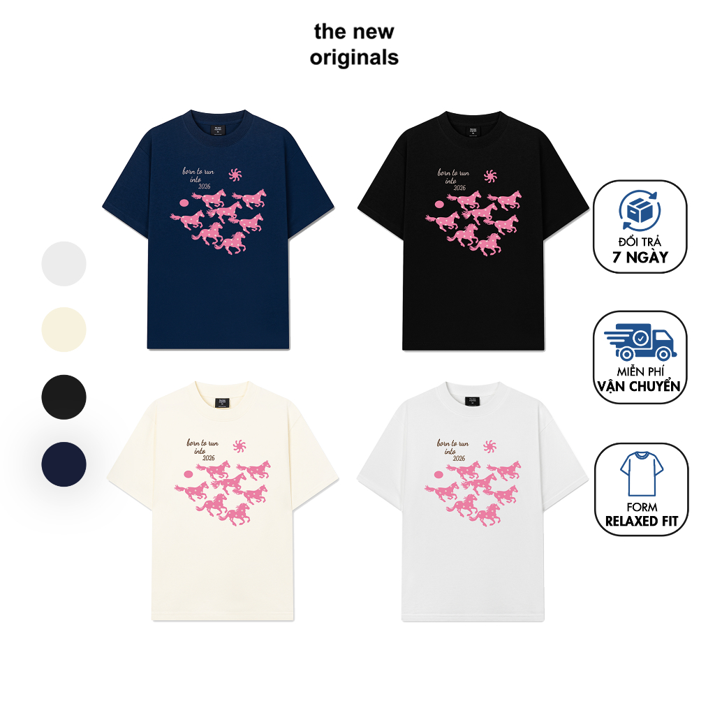 Relaxed Fit The New Originals Born To Run Into 2026 เสื้อยืด - NT31235NT