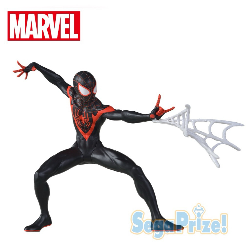 Sega Marvel ของแท้ - Spider Man Miles Morales Super Premium Figure