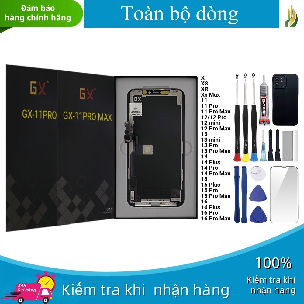 หน้าจอ GX OLED ของแท้เข้ากันได้กับ IP X/XS/Xs Max/11/12/13/MINI/14/15/16/Pro/Plus/Pro Max