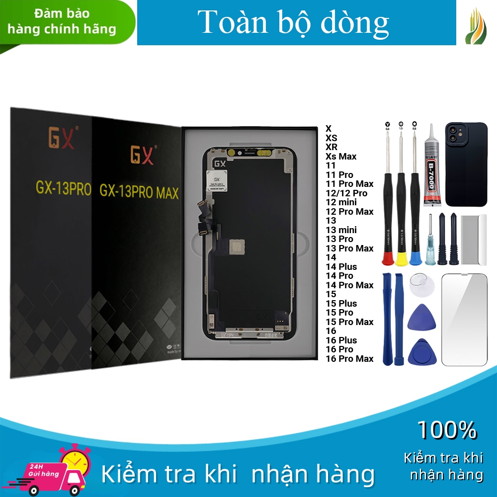 หน้าจอ GX OLED/HD ของแท้เข้ากันได้กับ IP X/XS/Xs Max/11/12/13/MINI/14/15/16/Pro/Plus/Pro Max