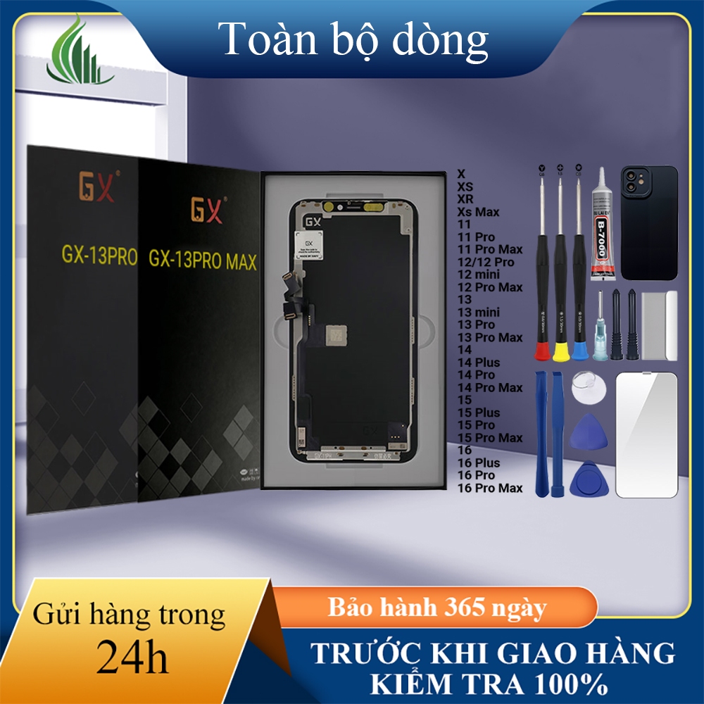 หน้าจอ GX OLED/HD ของแท้เข้ากันได้กับ IP X/XS/Xs Max/11/12/13/MINI/14/15/16/Pro/Plus/Pro Max