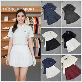 ชุดกีฬาผู้หญิงสําหรับเล่น กอล์ฟ เทนนิส ดองบอล แบดมินตัน กระโ…