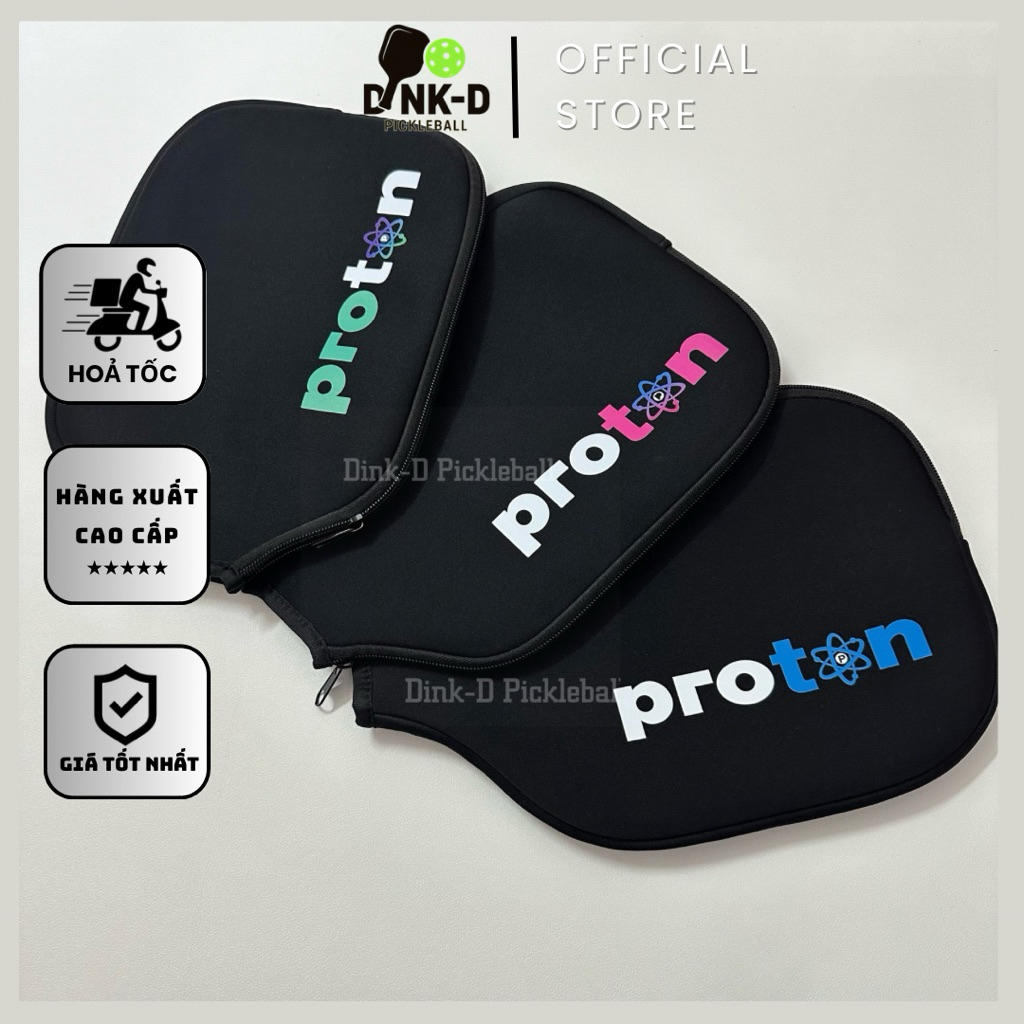 ส่งออก PROTON ฝาครอบแร็กเก็ต Pickleball, กระเป๋าป้องกันแร็กเก็ต Pickleball ระดับพรีเมียม แบบ 3 ชั้นที่สวยงามที่สุด