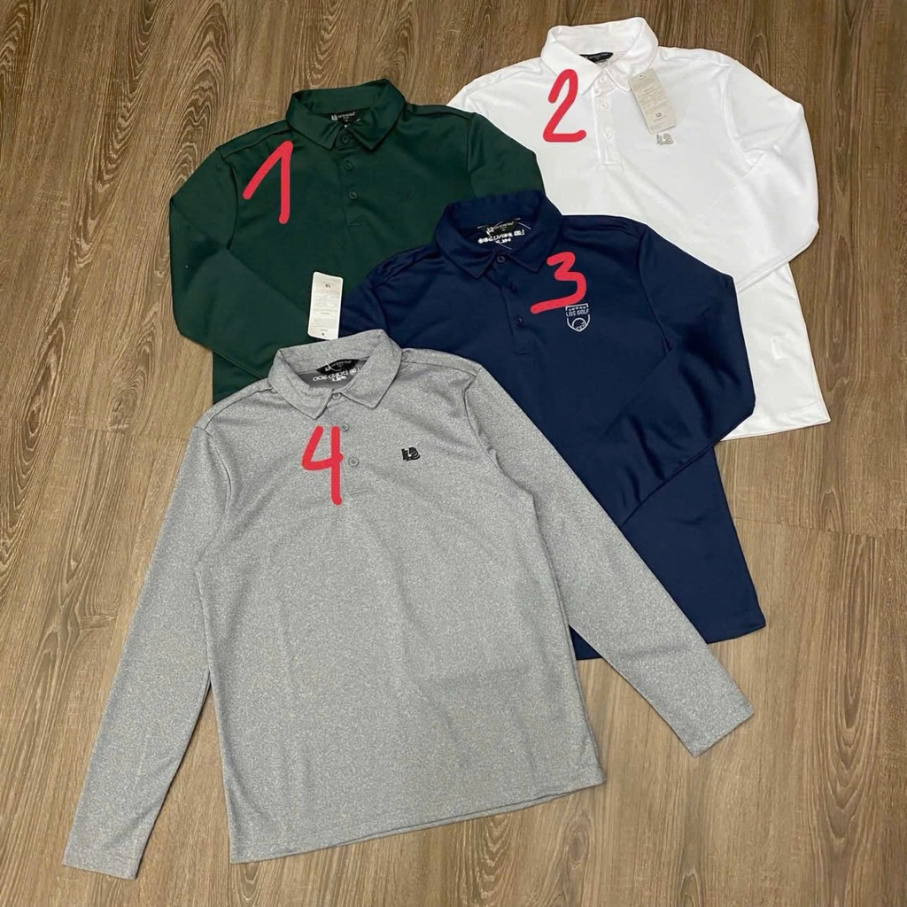 เสื้อเชิ้ตแขนยาวผู้ชาย made in Korea กอล์ฟ Lee Dong Soo แท้ 100% ป้ายเต็ม