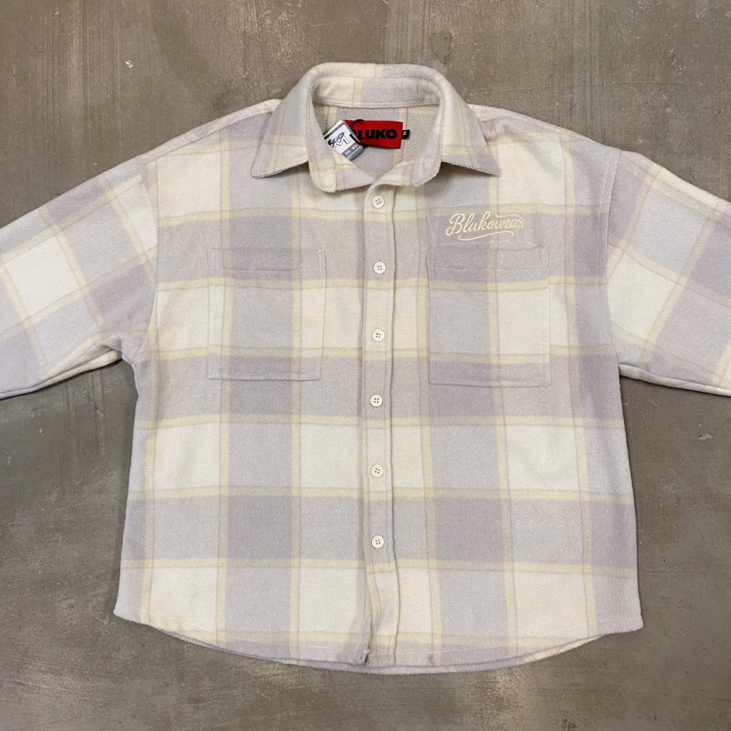 QUOTE26 BEIGE FLANNEL Flannel Shirt