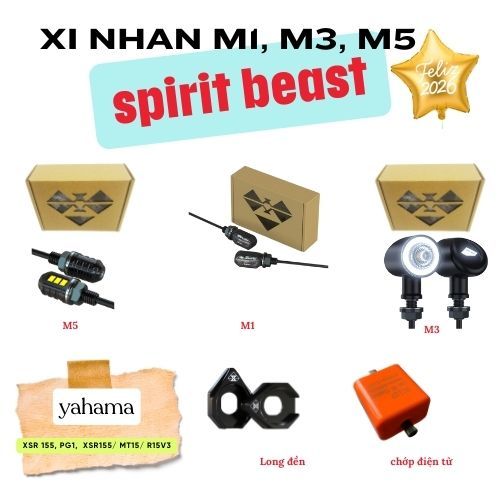 ของแท้ Spirit Beast M1, M3, M5 ไฟเลี้ยว – กันน้ํา – Yamaha Pg1, XSR155/ MT15/r15v3