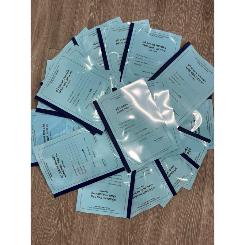 BOOK (100 PAGES) AUTUMN BUSINESS - SALES INVOICE / SERVICES S1A S2A HKD กระดาษแก้วใส 100 หน้า ทนทานแ