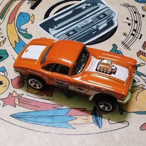 Dollar General EXCLUSIVE Hot Wheels 62 CORVETTE GASSER รถโมเดล