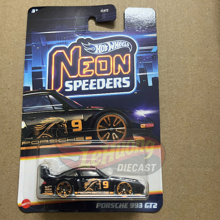 LeHuong Diecast - Hot Wheels Neon Speeders Porsche 993 GT2 รถโมเดล