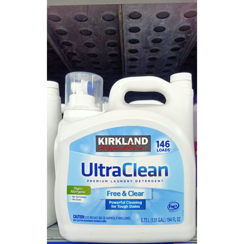 [ New Date ] น้ํายาซักผ้า Kirkland Free and Clear 5,63 ลิตร (Nk/MM)
