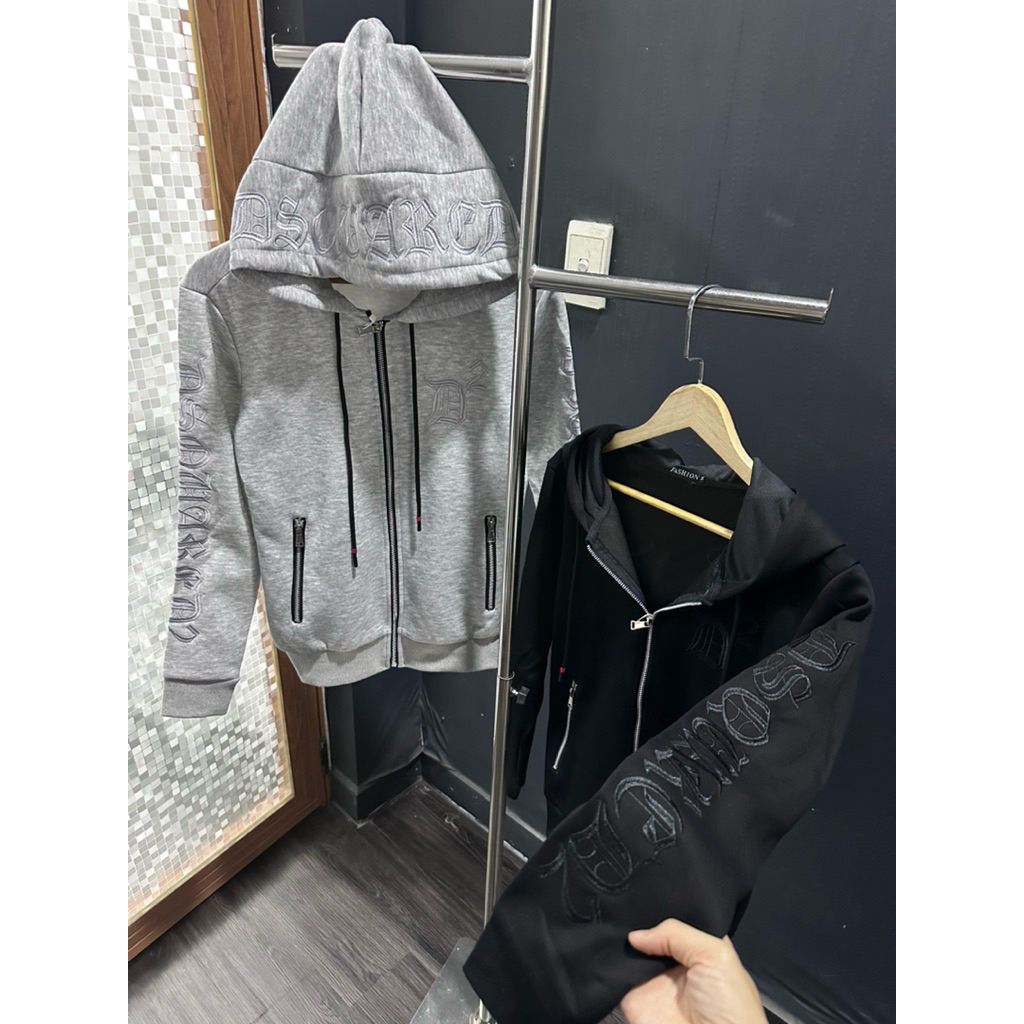 เสื้อแจ็คเก็ตผ้าสักหลาดพร้อมกระเป๋าซิปไม่มี Ruffles ไม่ไหล NDQ02 - TVMAN