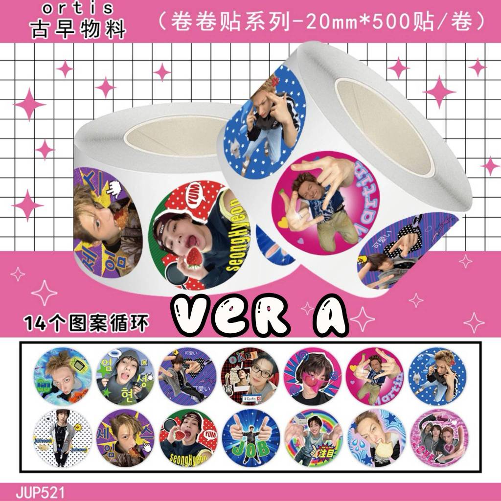 [CORTIS] ม้วน 500 CORTIS กลุ่มไอดอลชาย STICKERS [อ่านคําอธิบายให้ละเอียด]