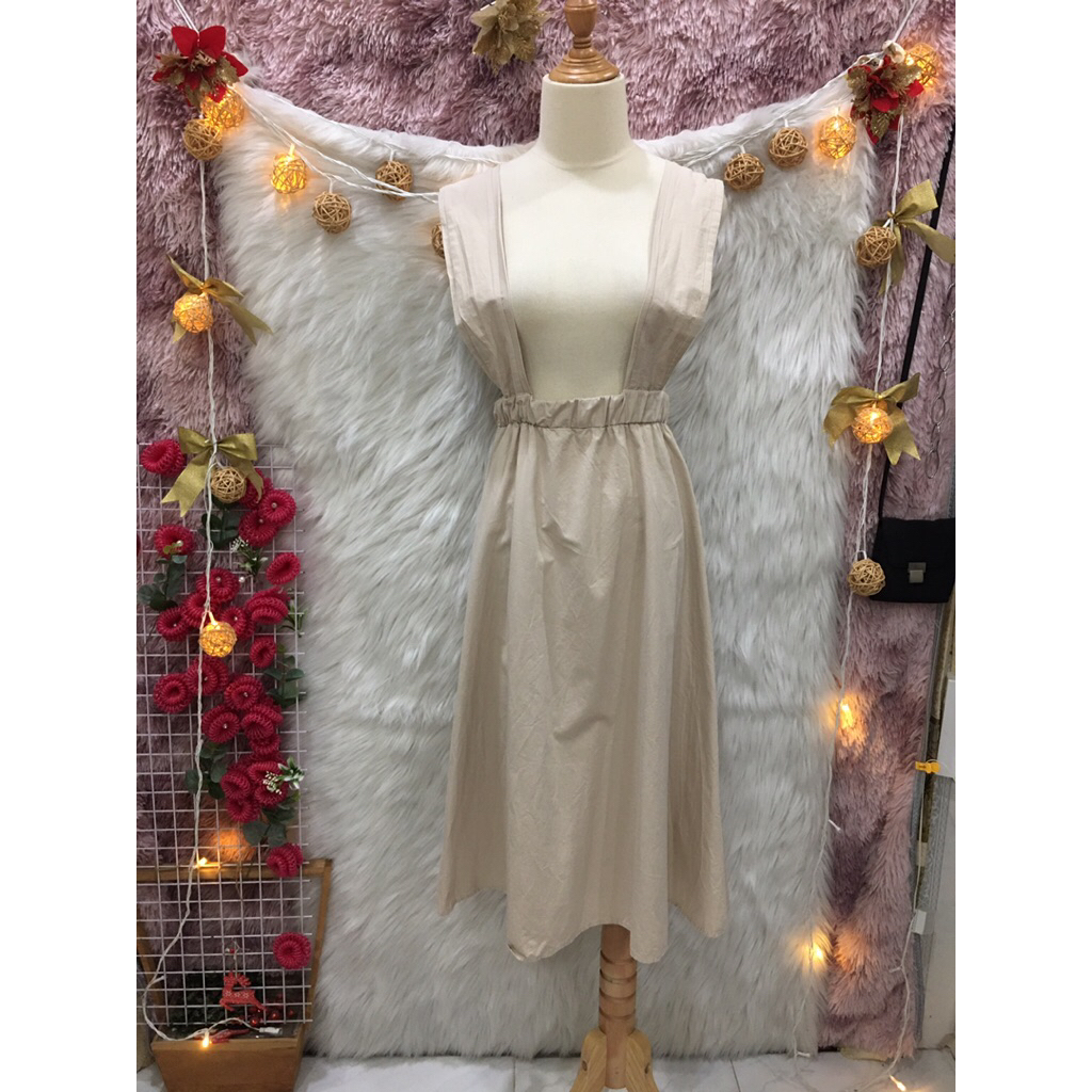 (D36) เดรสสายเดี่ยว 2 แขน - Size S