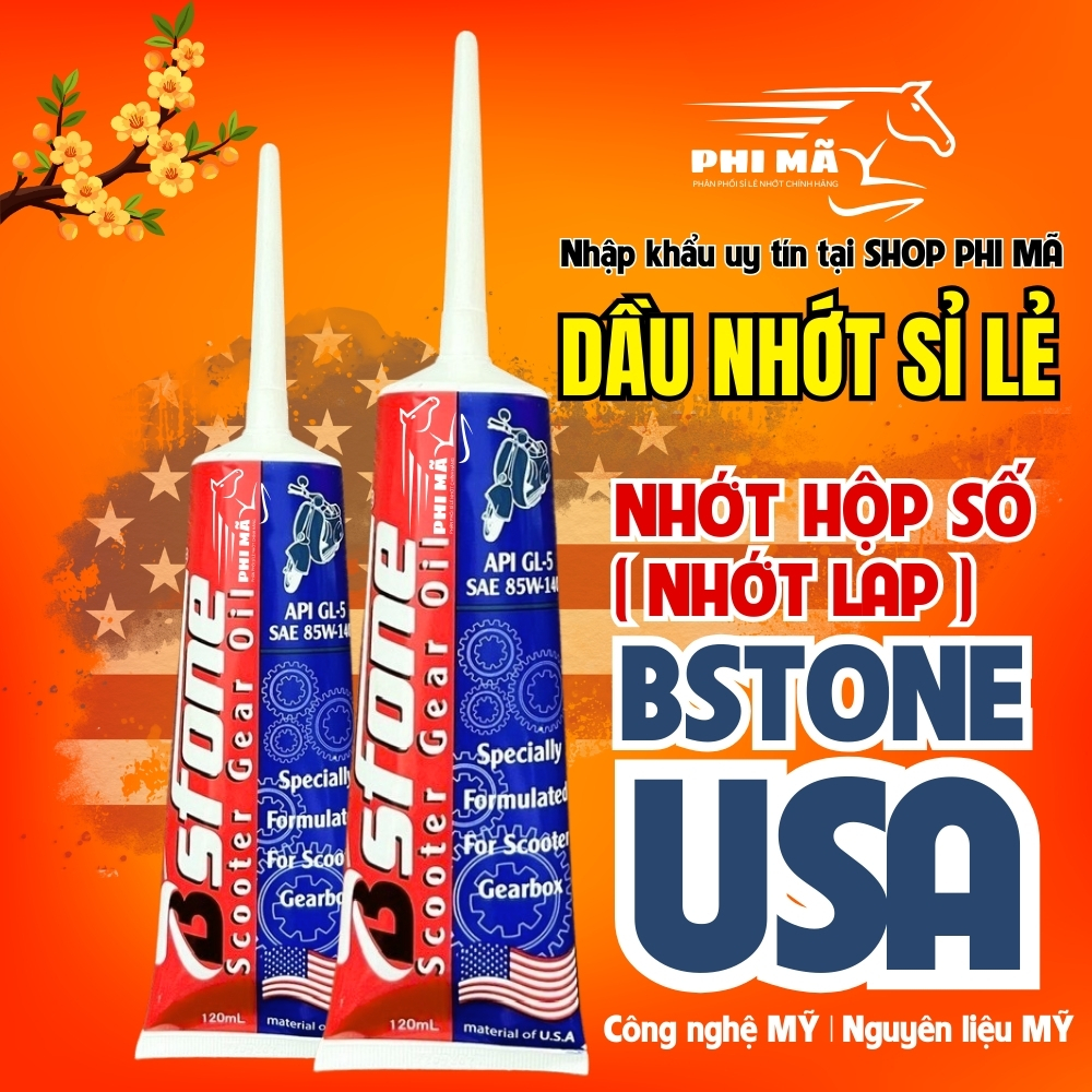น้ํามันแล็ปท็อป Anti-Howling สําหรับ Bstone Scooter Gear Oil 120 ml 85w140 - WHOLESALE และน้ํามันเติ