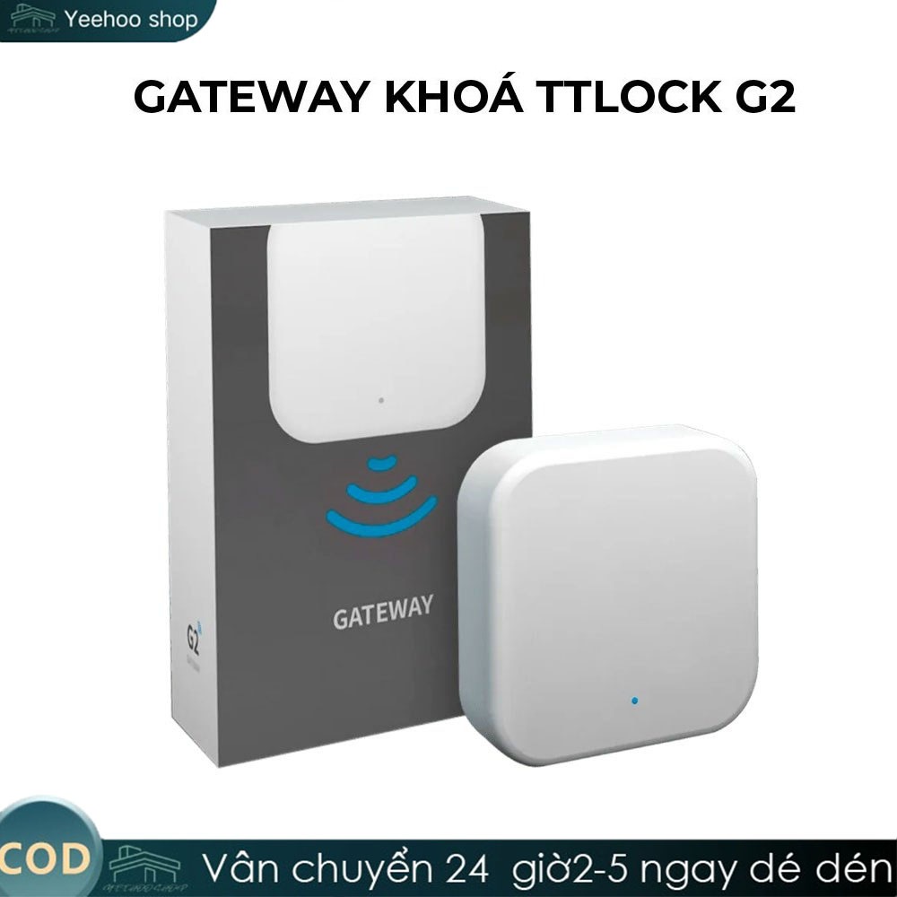 Gateway G2 - Gate รองรับการเชื่อมต่อ wifi สําหรับล็อคประตูลายนิ้วมืออัจฉริยะโดยใช้แอป TTLOCK (WIFI 2