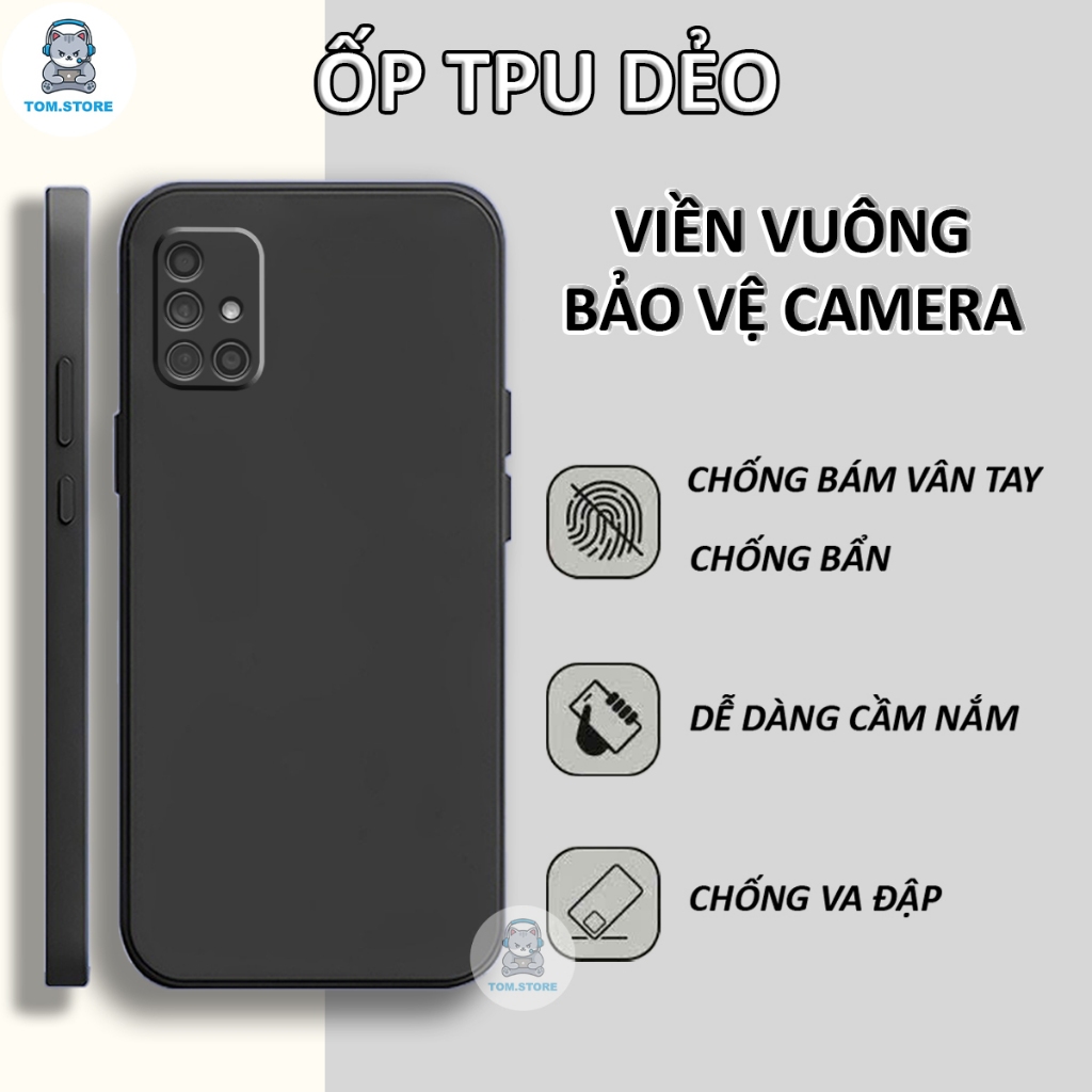 เคส Samsung A51 / A71 / M51 ขอบเหลี่ยมเพื่อปกป้องกล้อง