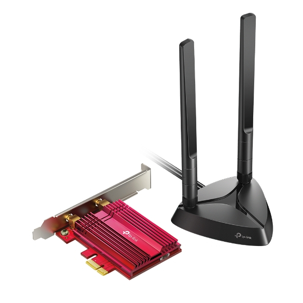 การ์ดเครือข่ายไร้สาย TP-Link Archer TX3000E PCIe | Wi-Fi 6 AX3000 + Bluetooth 5.0 การเชื่อมต่อความเร