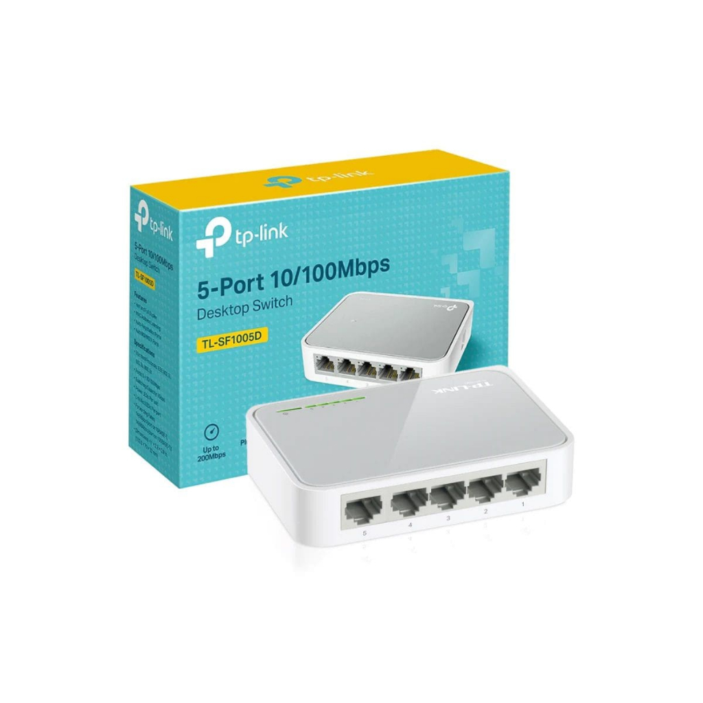 TP-Link Switch TL- SF1005D - 5 พอร์ต 100Mbps/ SG1005D - 5 พอร์ต 1GB