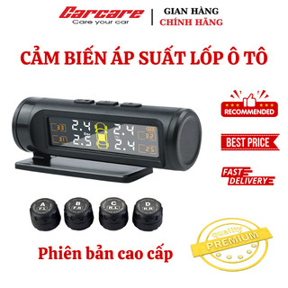 Cảm biến áp suất lốp ô tô TPMS Carcare màn hình led màu van ngoài - Phiên bản cao cấp an toàn