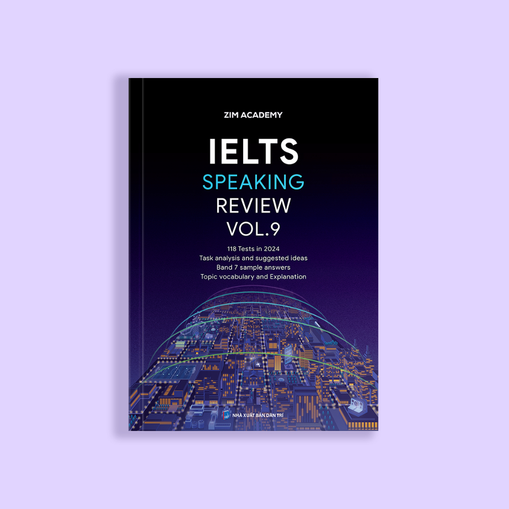 หนังสือ IELTS Speaking Vol 9 - สรุปและแก้ปัญหาข้อสอบจริง IELTS พูดปี 2024
