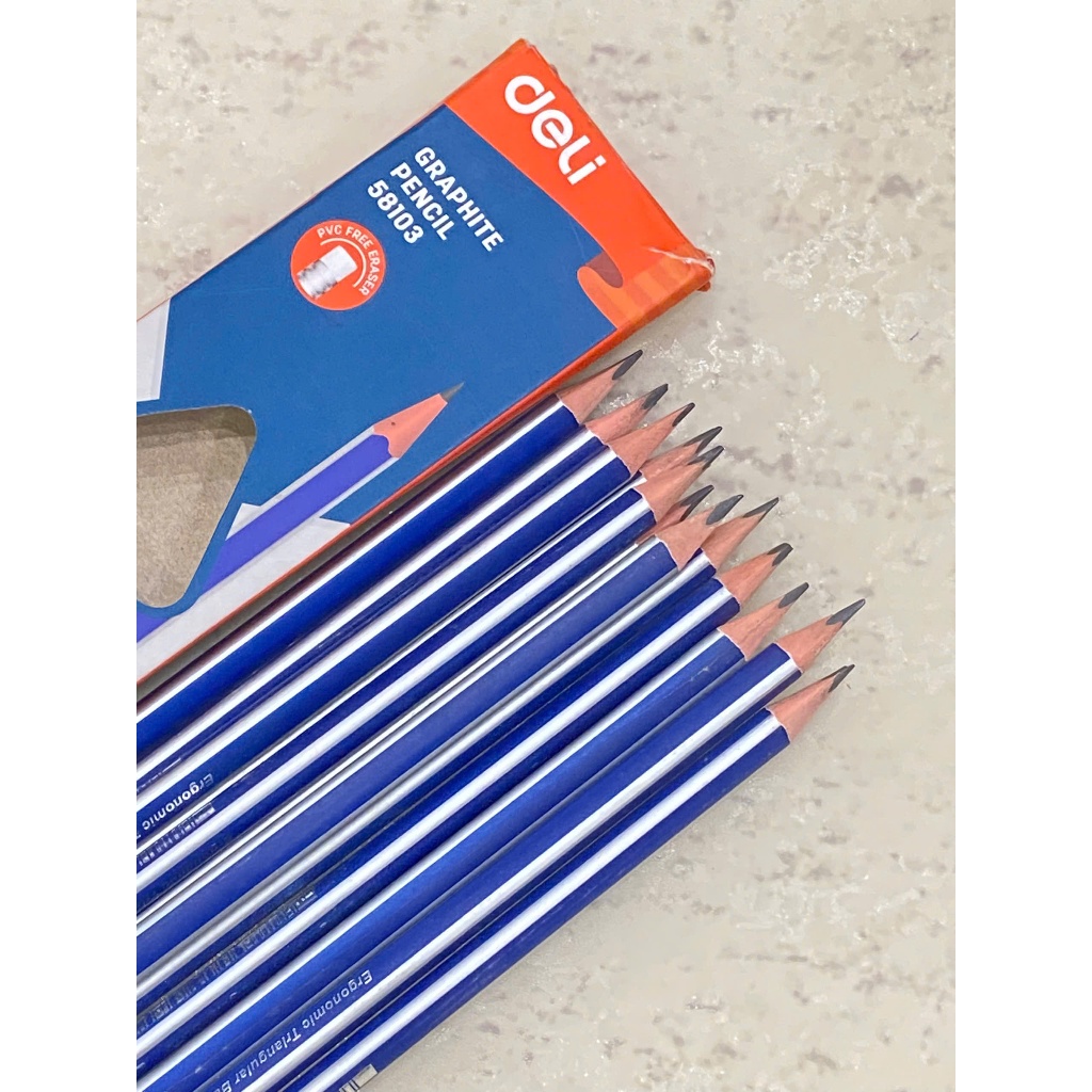 [ANKICO x DELI] ดินสอไม้ Deli 2B - DL.58103_Box(12)