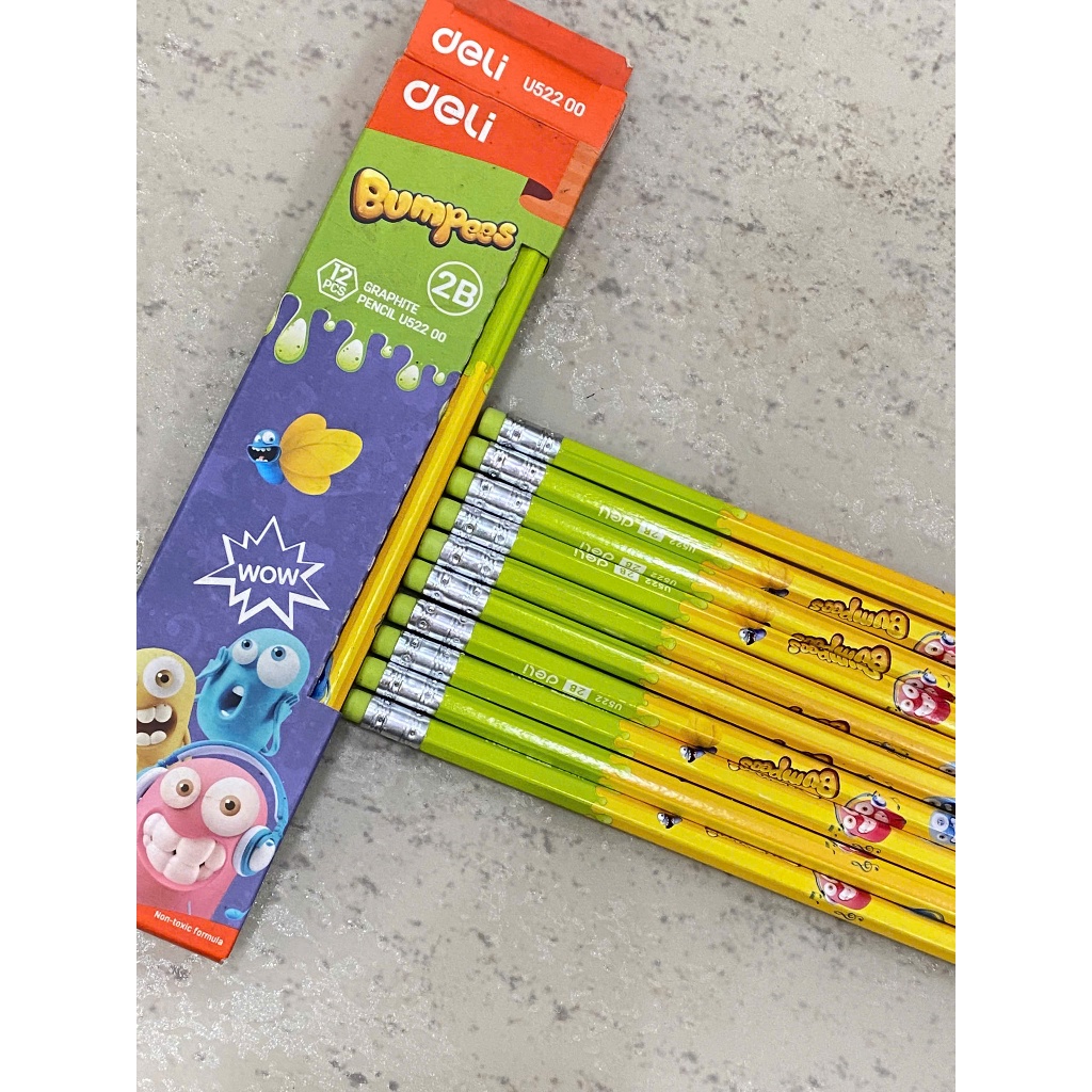 [ANKICO x DELI] ดินสอไม้ Deli 2B - U.52200_Box(12)