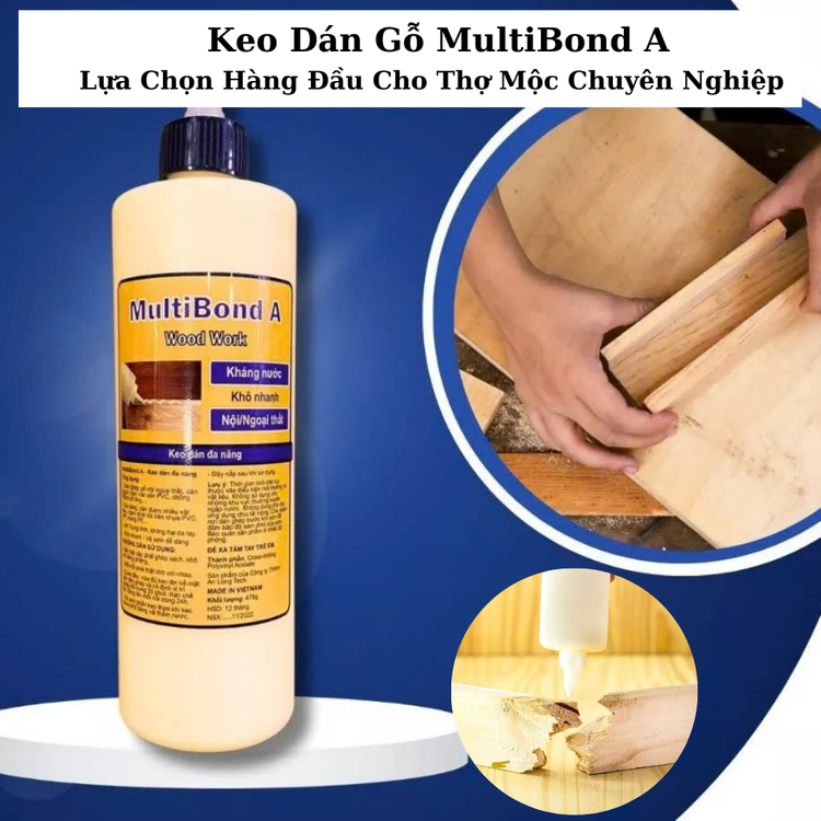 MultiBonda A Wood Glue - Perfect Adhesion Solution สําหรับอุตสาหกรรมไม้