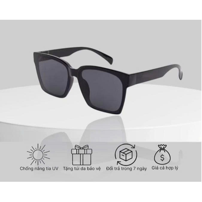 [Painn] B66 แว่นสีดําไร้ขอบแฟชั่น 5006