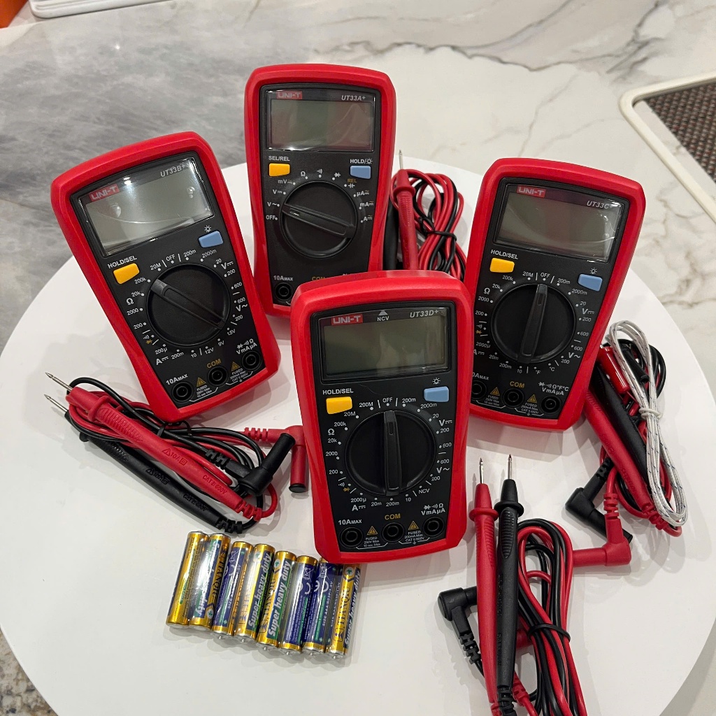 มัลติมิเตอร์ UNI-T UT33D+ UT33A+ UT33B+ UT33C+ UNI-T ของแท้ มีใบเสร็จ