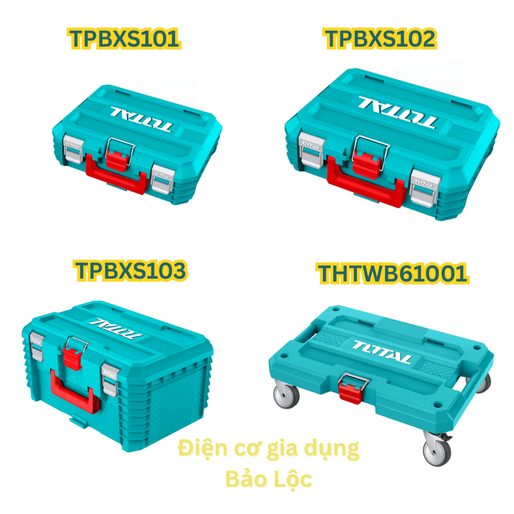 กล่องเครื่องมือซ้อนรวม ขนาด 16", 19" วัสดุ PP TPBXS101, TPBXS102, TPBXS103,THTWB61001