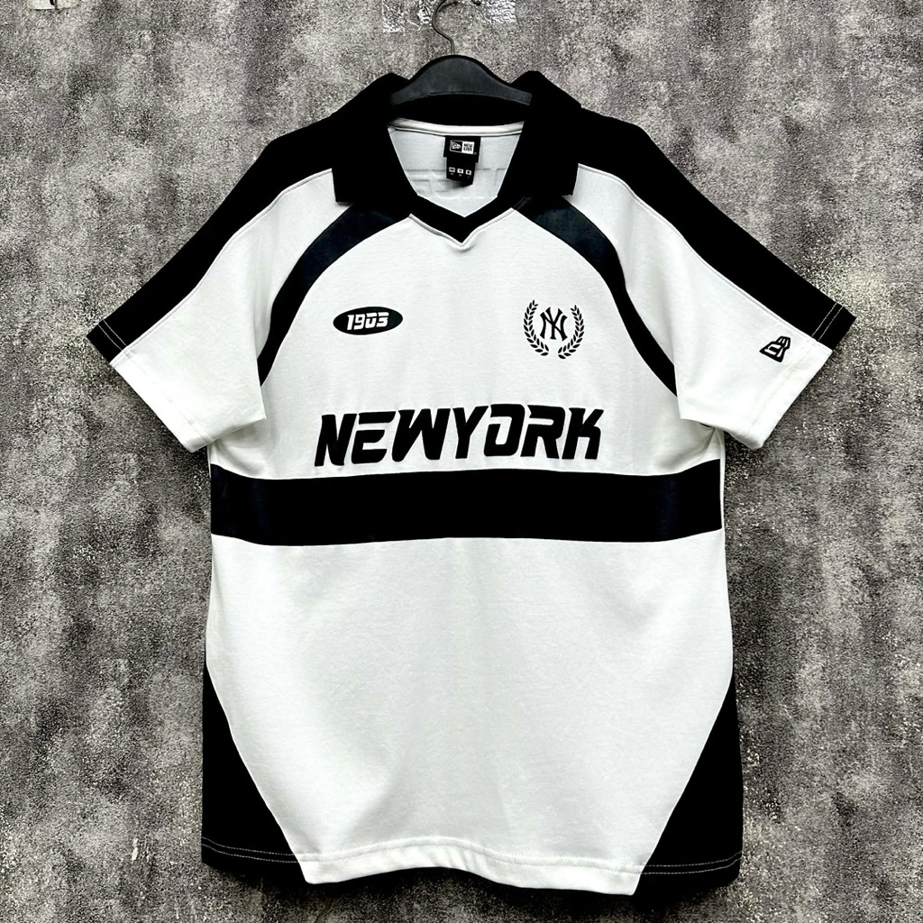 เสื้อโปโล NewEra ของแท้ สีขาว สีดํา คอปก NO 0.3