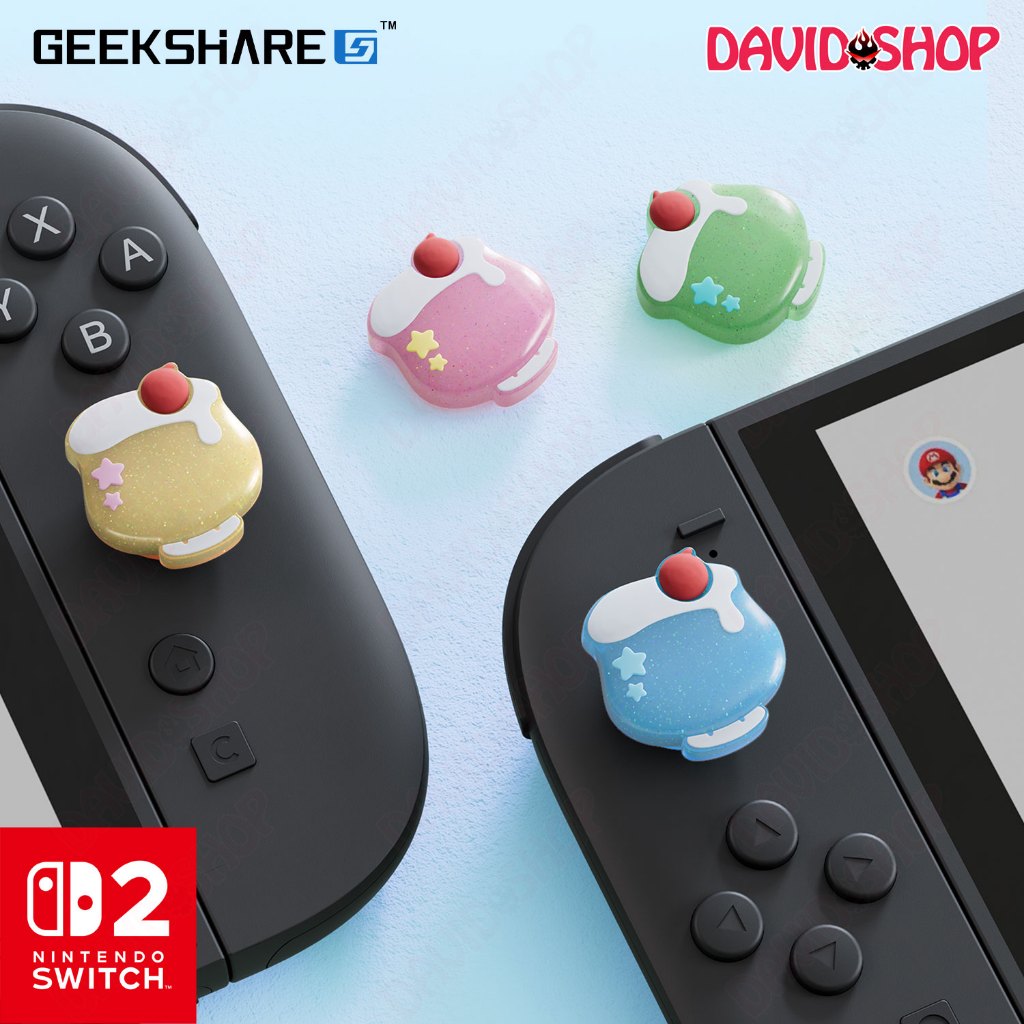 ลูกบิดอะนาล็อก Boylan Creme Soda พรีเมี่ยม (GeekShare) สําหรับ Joy-Con, Pro Controller 2 - Nintendo 