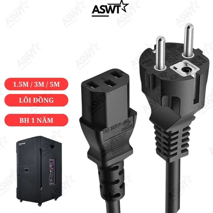 Arirang MK3 MAX สายชาร์จลําโพง 1.8m ยาว 3m 5m, ลําโพง Arirang สายไฟ AC 220V - พร้อม BELT