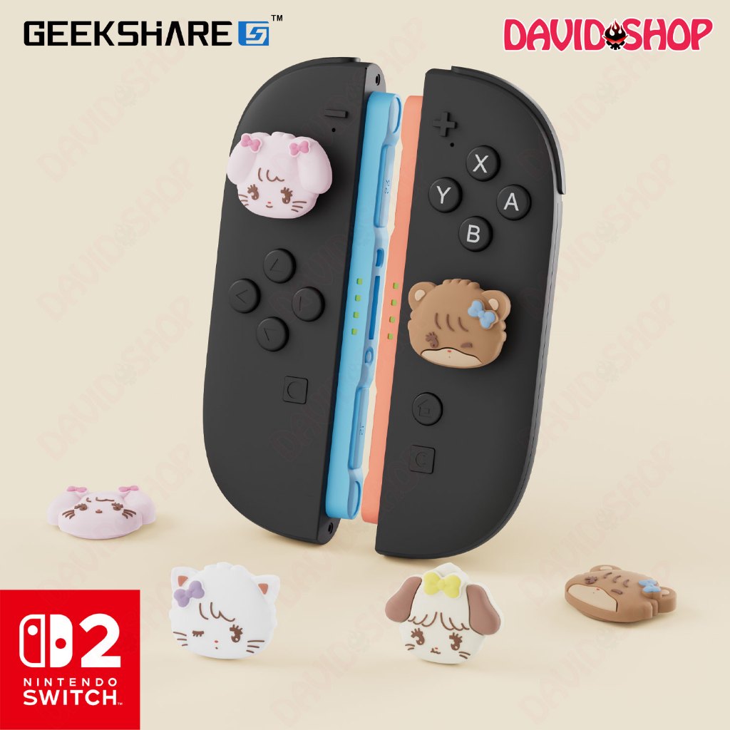 ลูกบิดอะนาล็อก Mikko ระดับพรีเมียม (GeekShare) สําหรับ Joy-Con, Pro Controller 2 - Nintendo Switch 2