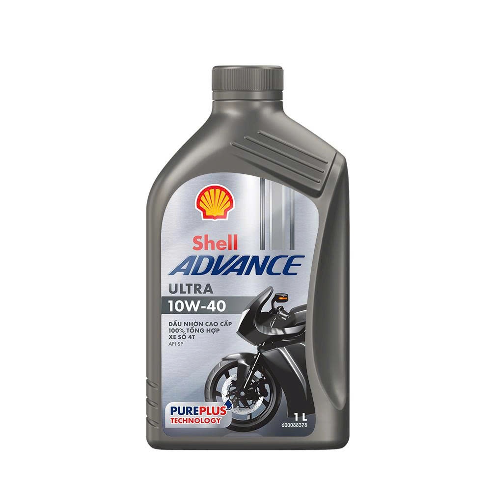 Shell ADVANCE ULTRA 10W40 น้ํามันพรีเมี่ยมสําหรับรถยนต์เกียร์ธรรมดาและเกียร์ธรรมดา