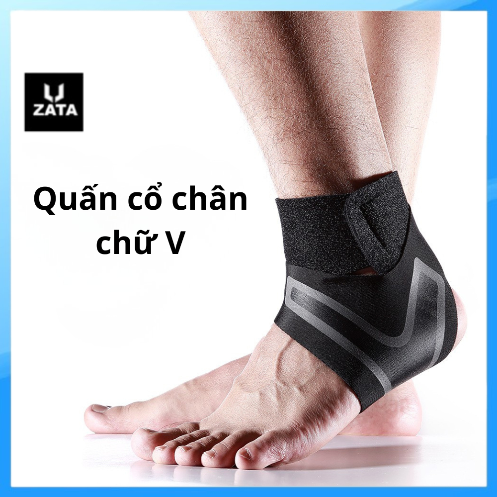 ZATA Sports V-shaped Ankle Wrap, Ankle Band สําหรับกีฬาวิ่ง