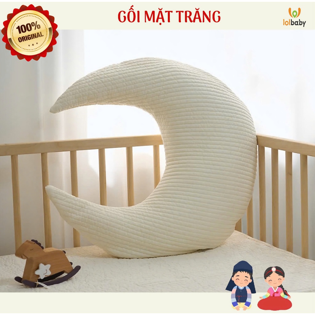 LOLBABY หมอนพระจันทร์มัลติฟังก์ชั่นรูปตัว C สําหรับแม่และเด็ก