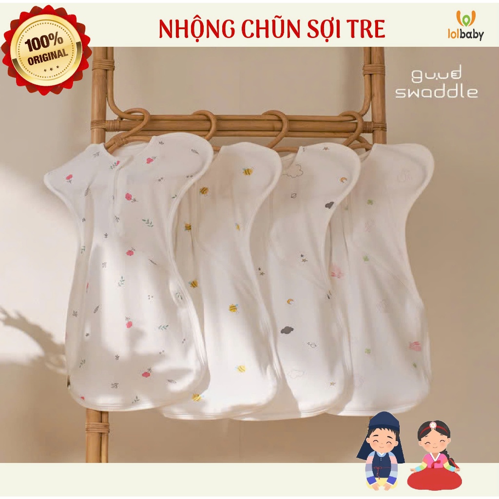 LOLBABY ปูป้าใยไผ่แบบนุ่มเกาหลีสําหรับเด็กทารก