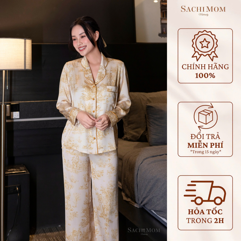 Sachimom - GRACE PYJAMA Premium Silk Set