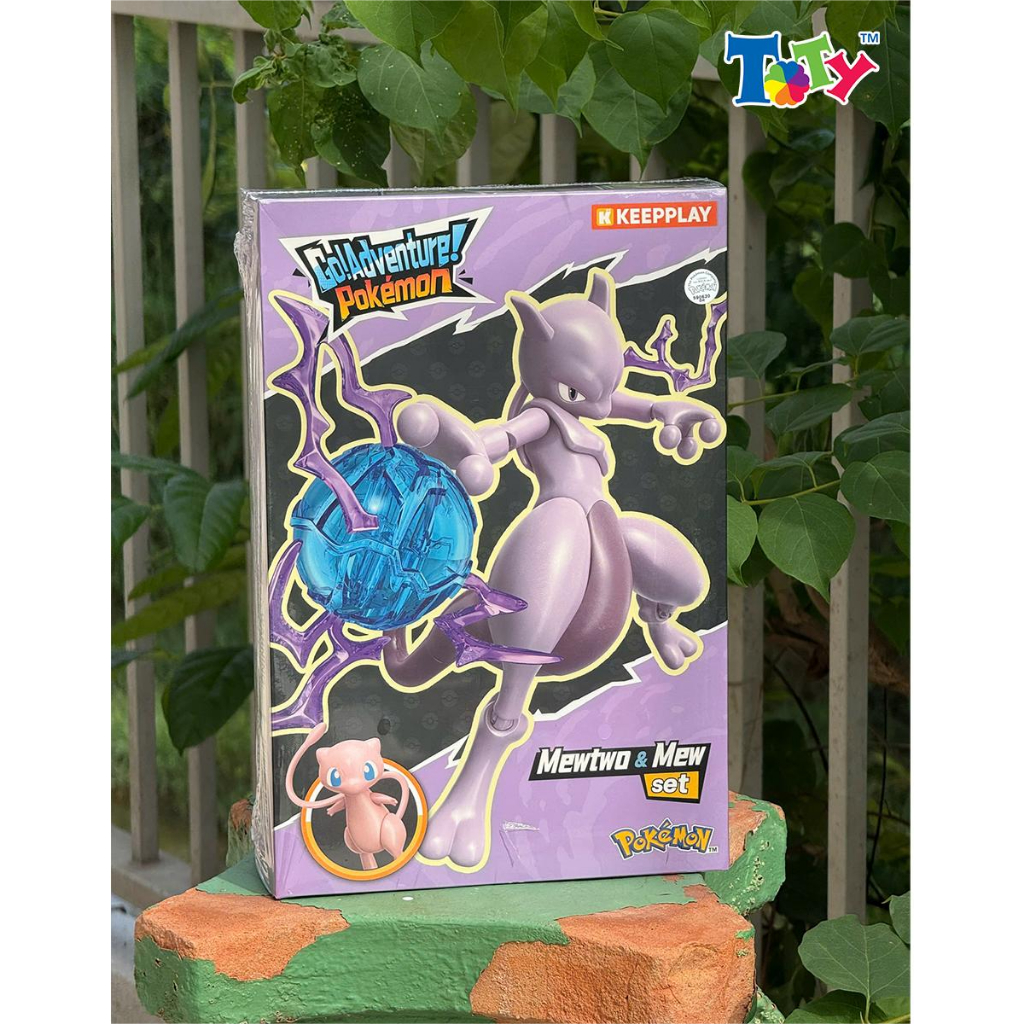 (Keepplay ของแท้) โมเดลตกแต่ง - Mew&Mewtwo - PP02