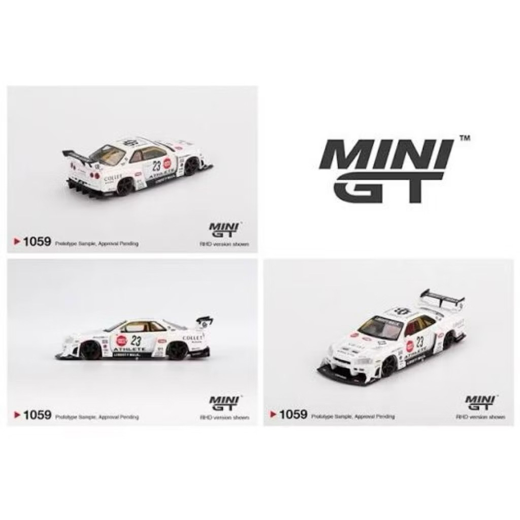 MiniGt Nissan LB-ER34 Super Silhouette - 1059