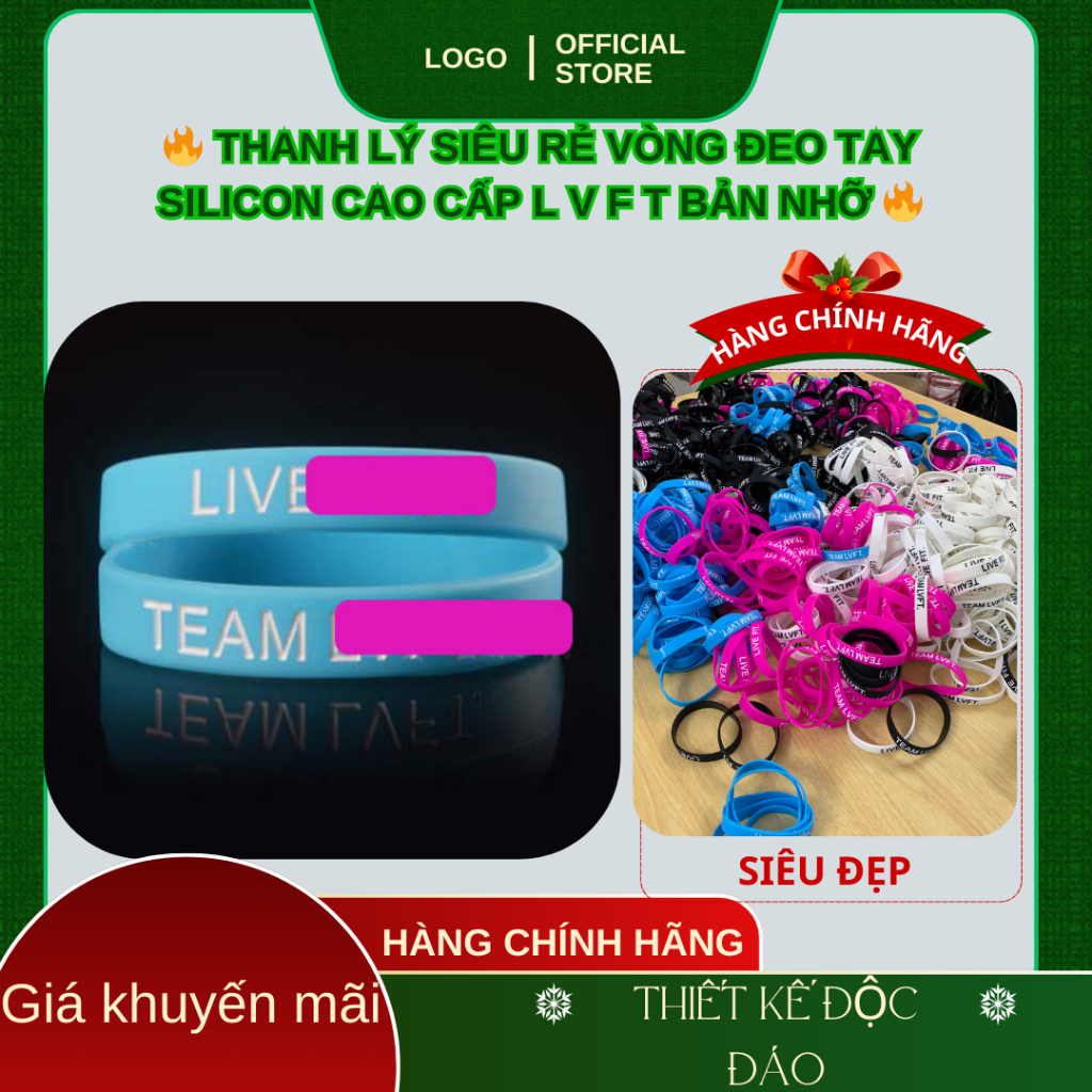 ของเหลวของสร้อยข้อมือซิลิโคน LVFT ระดับไฮเอนด์ (LVFT) - อุปกรณ์เสริมกีฬาแฟชั่นสําหรับยิมชายและหญิง