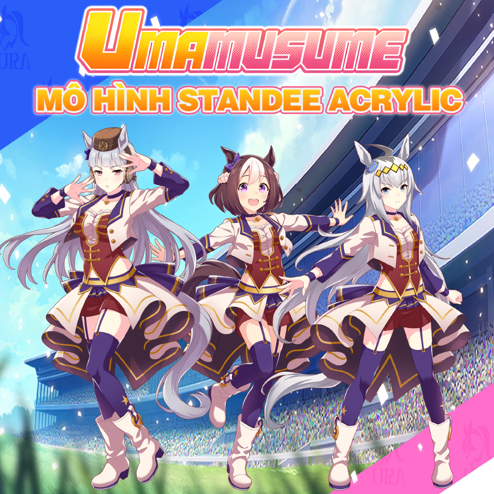[UMAMUMUME] Uma Musume Acrylic Standee Model, Horse Girl Princess Model, Teio, GoldShip, Mambo