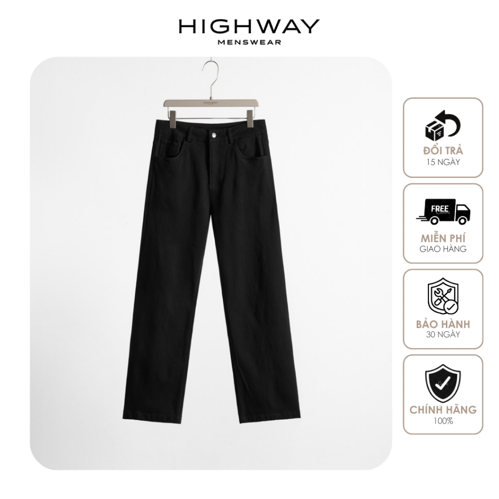 Highway (Menswear) กางเกงยีนส์ขาตรง Jordan สําหรับผู้ชาย
