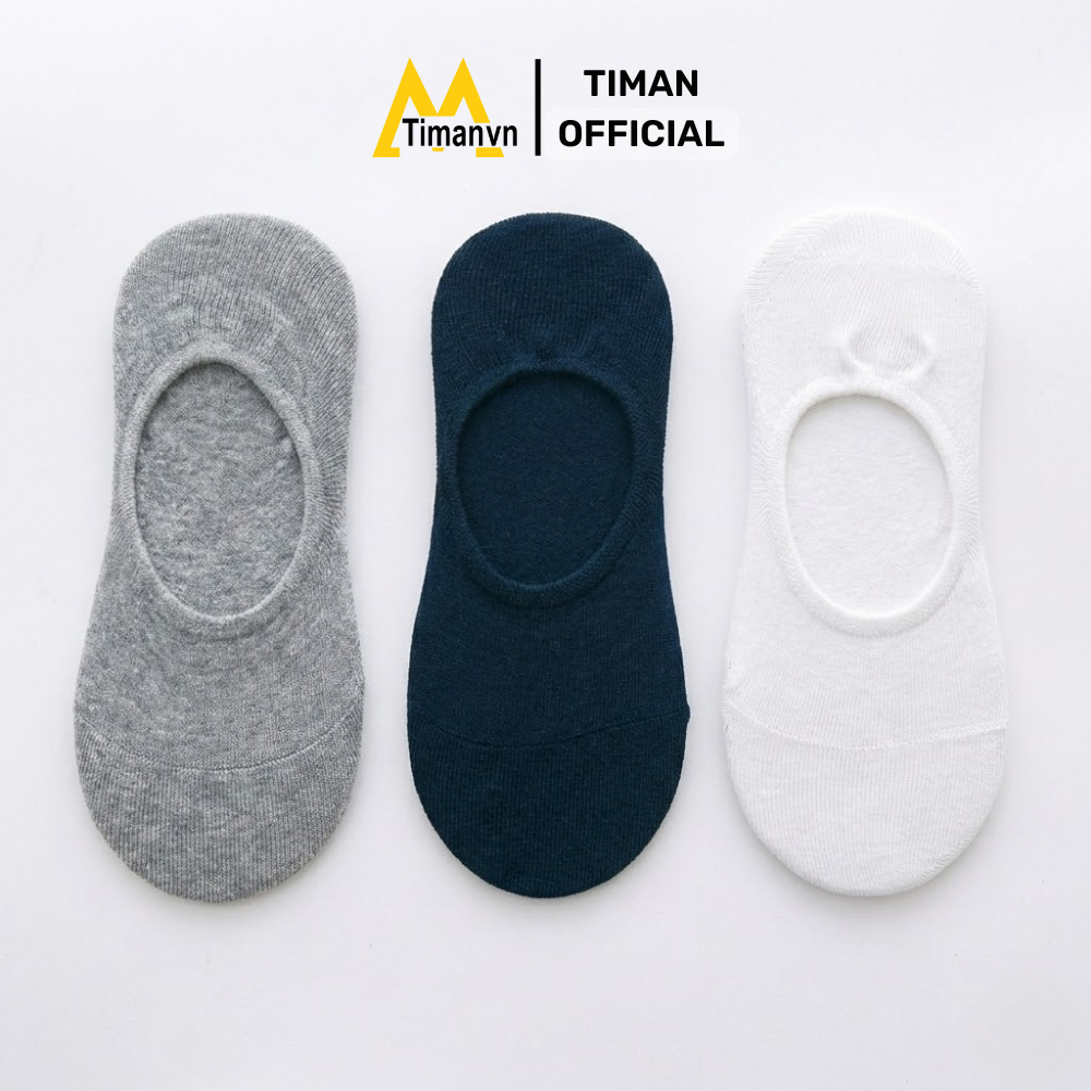 ถุงเท้าขี้เกียจคอสั้นผู้ชาย TNS12 – Elastic Cotton กันลื่น ต้านเชื้อแบคทีเรีย ระบายอากาศได้ดี