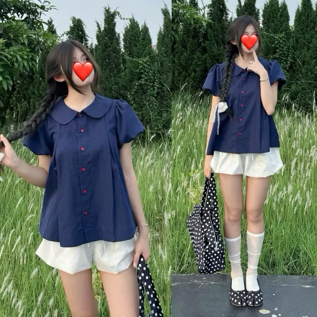 (มีสินค้า) เสื้อครุยแห่งชาติสุดน่ารักปกบัวและแขนเบบี้ดอลล์ ก245
